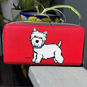 Marc Tetro Red Westie Wallet